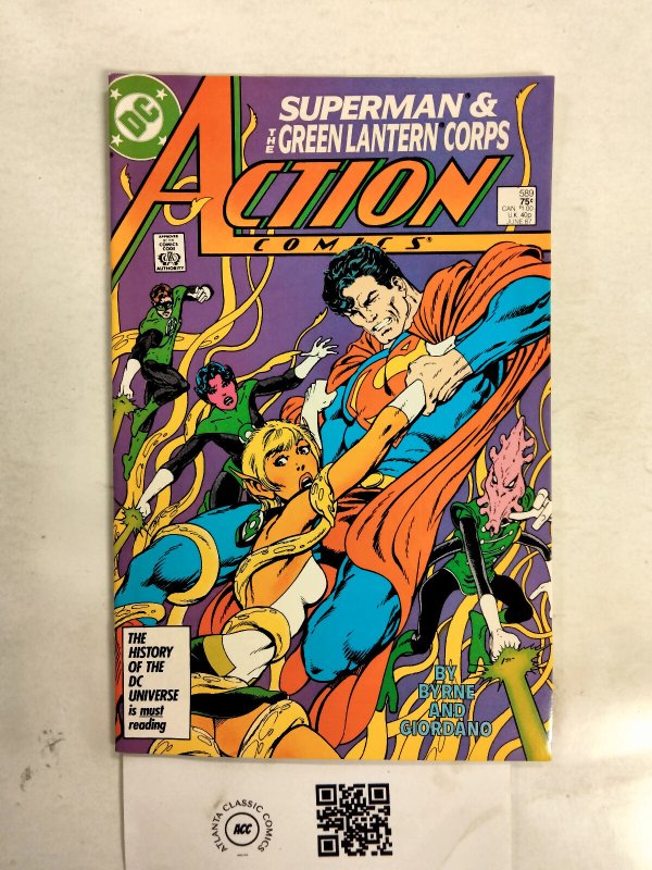 Action Comics #589 (DC Comics), raw, ungraded comic book — front cover