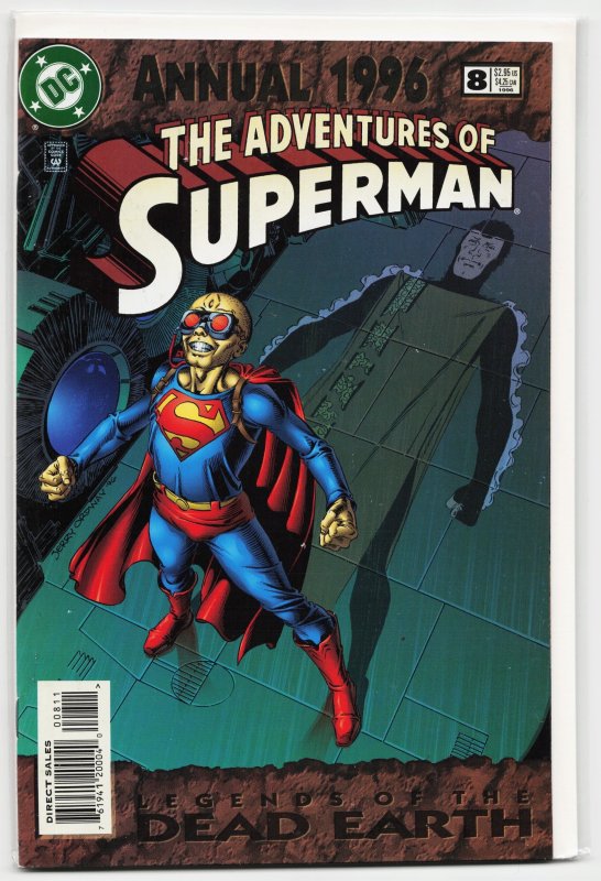 Adventures of Superman Annual #8 (DC Comics, 1996), raw, ungraded comic book — front cover