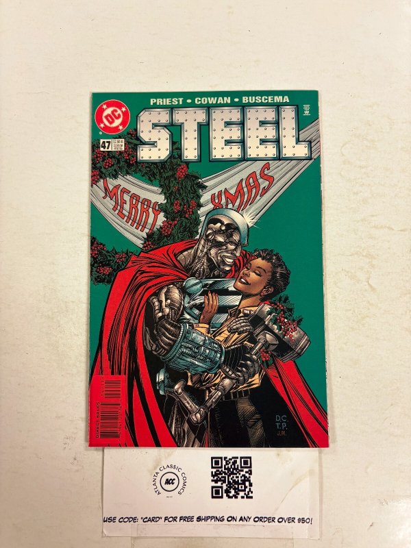 Steel #47 (DC Comics), raw comic book in NM condition — front cover