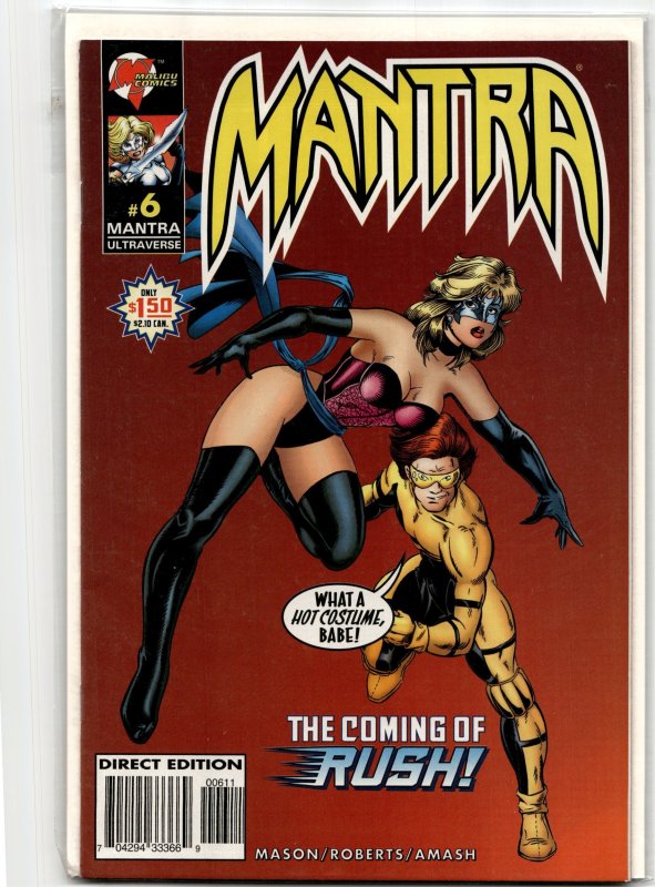 Mantra #6 (1996), raw, ungraded comic book — front cover