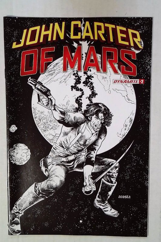 2022 John Carter of Mars #2 (Dynamite Entertainment, 2022), raw comic book in NM- condition — front cover