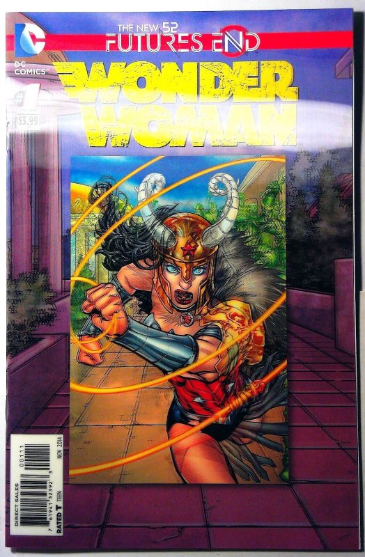 Wonder Woman Futures End #1 (DC Comics, 2014), raw, ungraded comic book — front cover