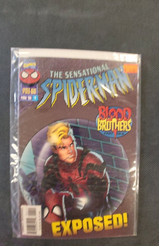 The Sensational Spider-Man #4 (Marvel Comics, 1996), raw, ungraded comic book — front cover