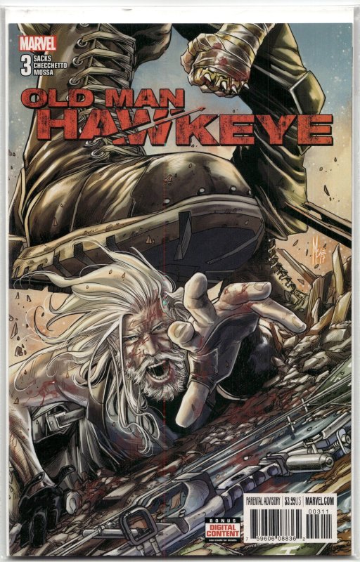 Old Man Hawkeye #3 (2018), raw, ungraded comic book — front cover