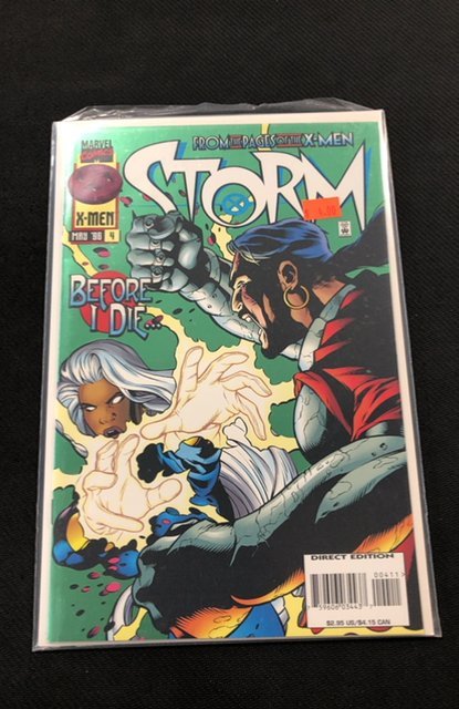 Storm #4 (Marvel Comics, 1996), raw, ungraded comic book — front cover