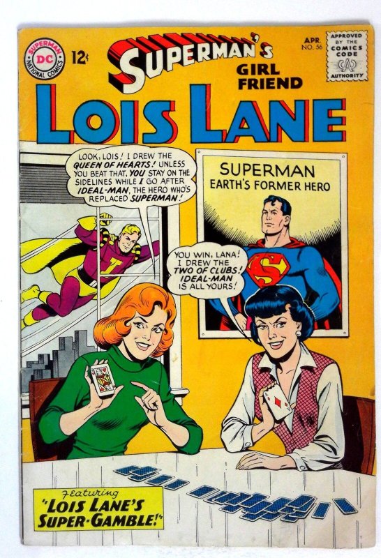 Superman's Girl Friend Lois Lane #56 (DC Comics, 1965), raw comic book in VG condition — front cover