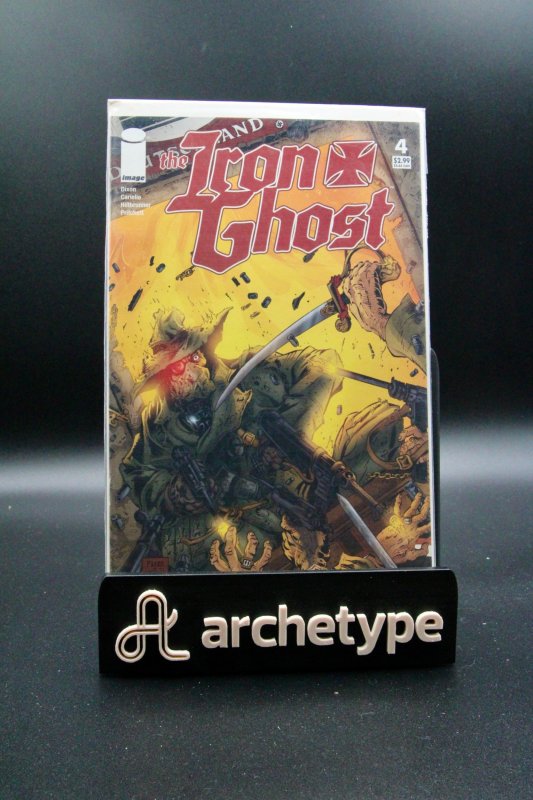 The Iron Ghost #4 (2010), raw comic book in NM 9.4 condition — front cover