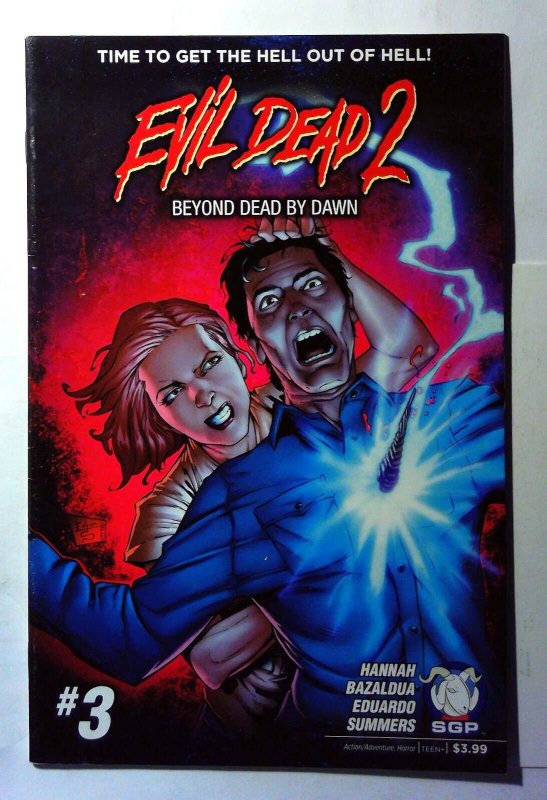 Evil Dead 2 Beyond Dead by Dawnq40 #3 (2015), raw, ungraded comic book — front cover