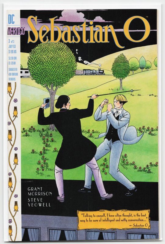 Sebastian O #3 (DC Comics, 1993), raw, ungraded comic book — front cover