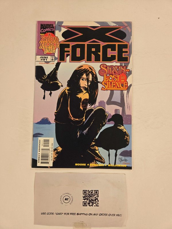 X-Force #91 (Marvel Comics, 1999), raw comic book in NM condition — front cover
