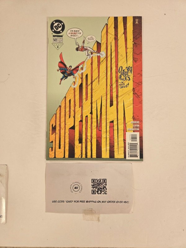 Superman #141 (DC Comics, 1961), raw comic book in NM condition — front cover