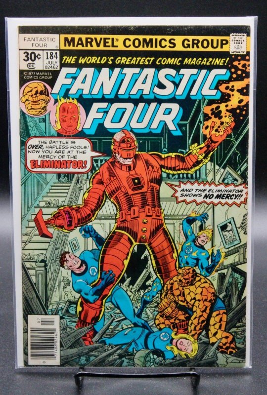 Fantastic Four #184 (Marvel Comics, 1977), raw, ungraded comic book — front cover
