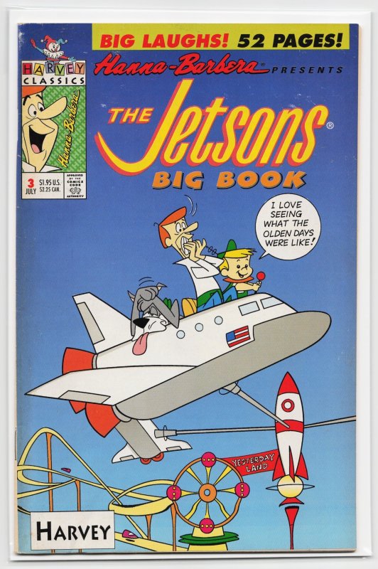 Jetsons Big Book #3 (Harvey Comics, 1993), raw, ungraded comic book — front cover