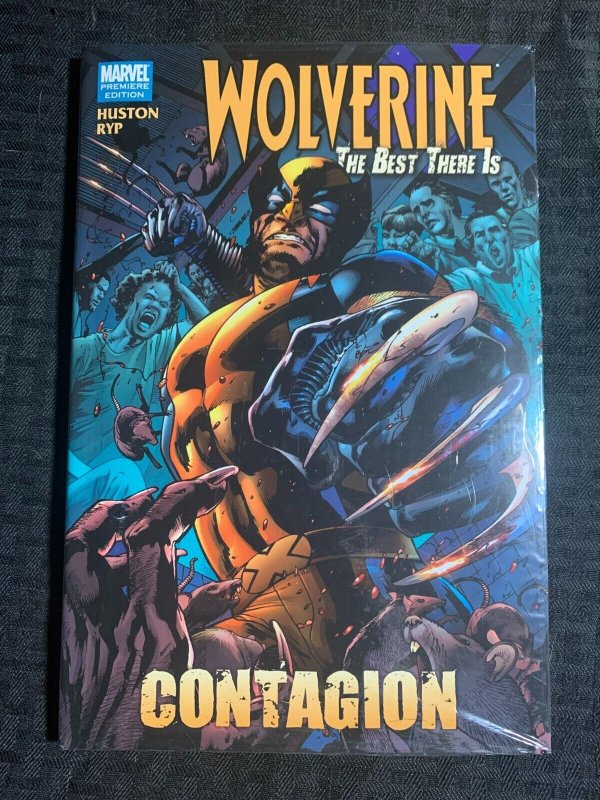 2011 Wolverine the Best There Is Contagion Sealed Hardcover Marvel Comics (Marvel Comics, 2011), raw, ungraded comic book — front cover