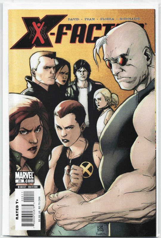 X-Factor #20 (Marvel Comics, 2007), raw, ungraded comic book — front cover