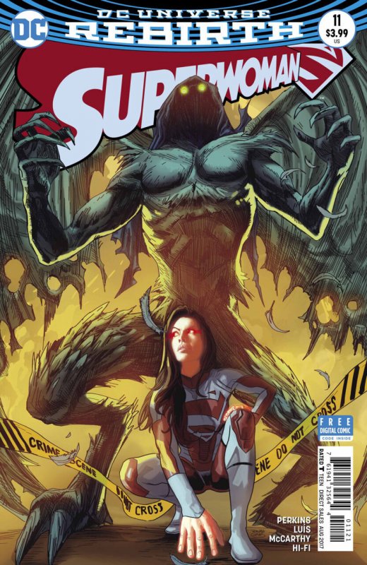 Superwoman #11 (DC Comics, 2016), raw comic book in VF/NM condition — front cover