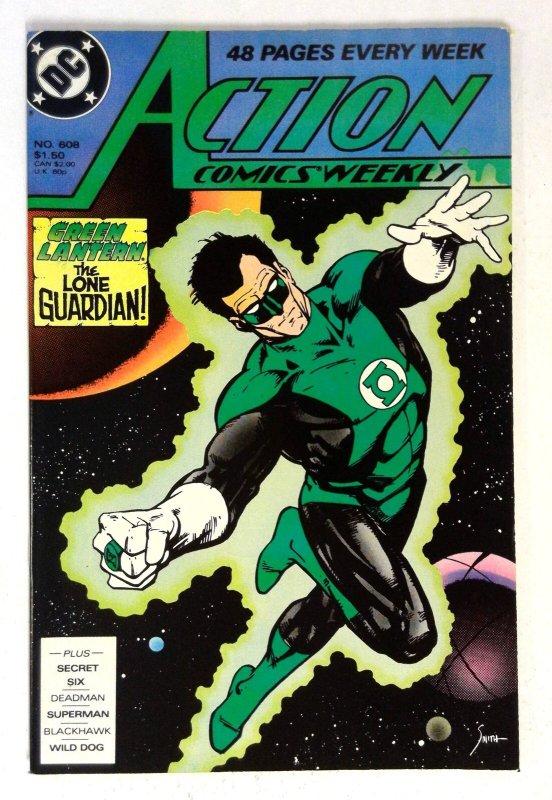 Action #608 (DC Comics, 1988), raw comic book in VF condition — front cover