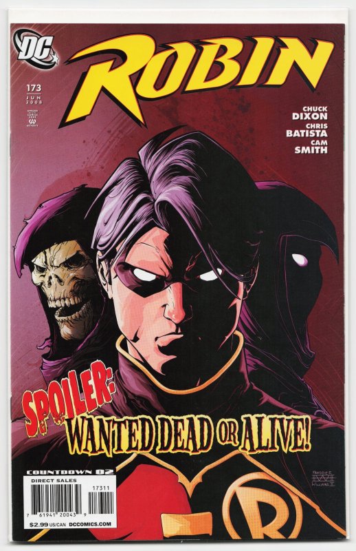 Robin #173 (DC Comics, 2008), raw, ungraded comic book — front cover
