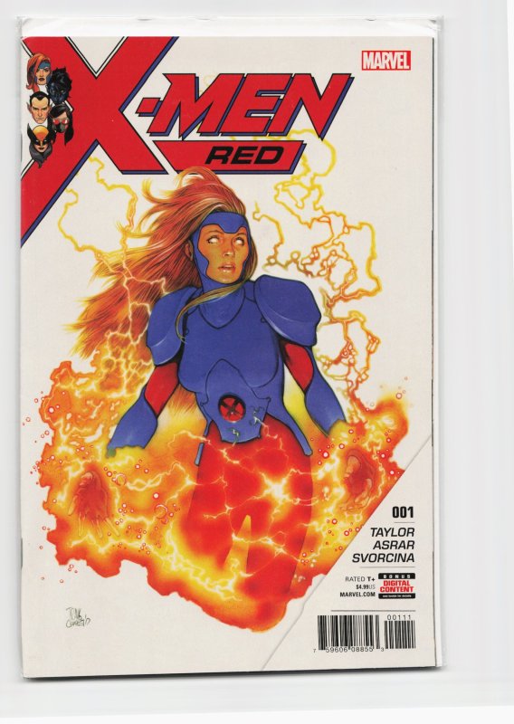 X-Men: Red #1 (Marvel Comics, 2018), raw, ungraded comic book — front cover