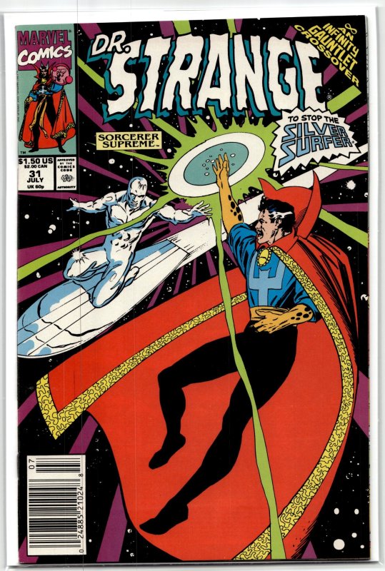 Doctor Strange, Sorcerer Supreme #31 (Marvel Comics, 1991), raw, ungraded comic book — front cover
