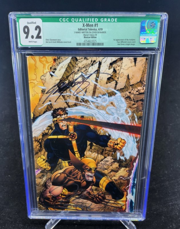 X-Men #1 (Marvel Comics, 2019), CGC 9.2 graded comic book — front cover in its holder