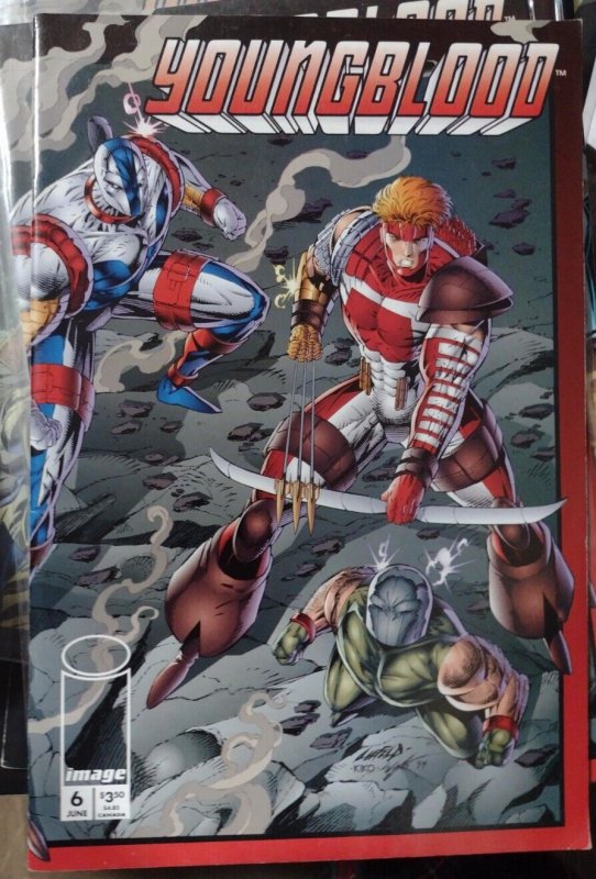 Youngblood #6 (Image Comics, 1993), raw, ungraded comic book — front cover