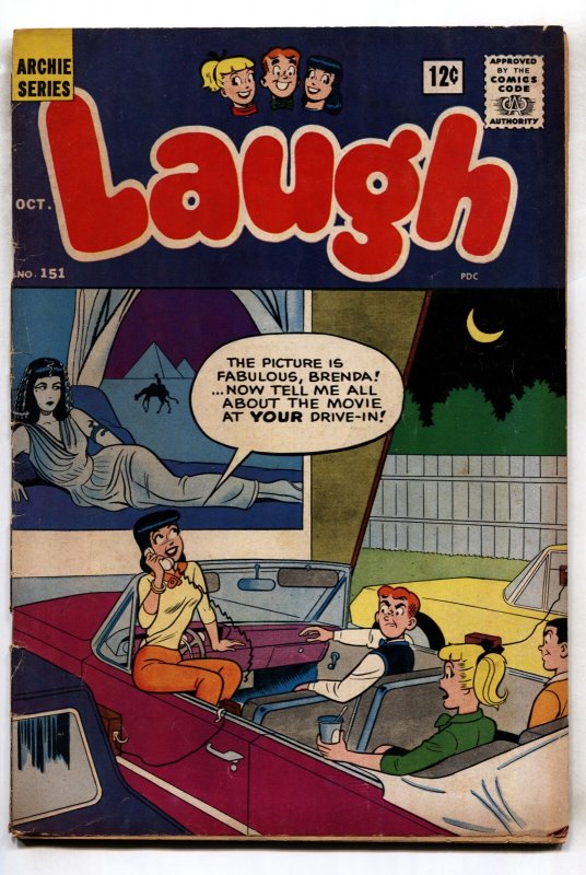 Laugh #151 (Archie Comics), raw, ungraded comic book — front cover