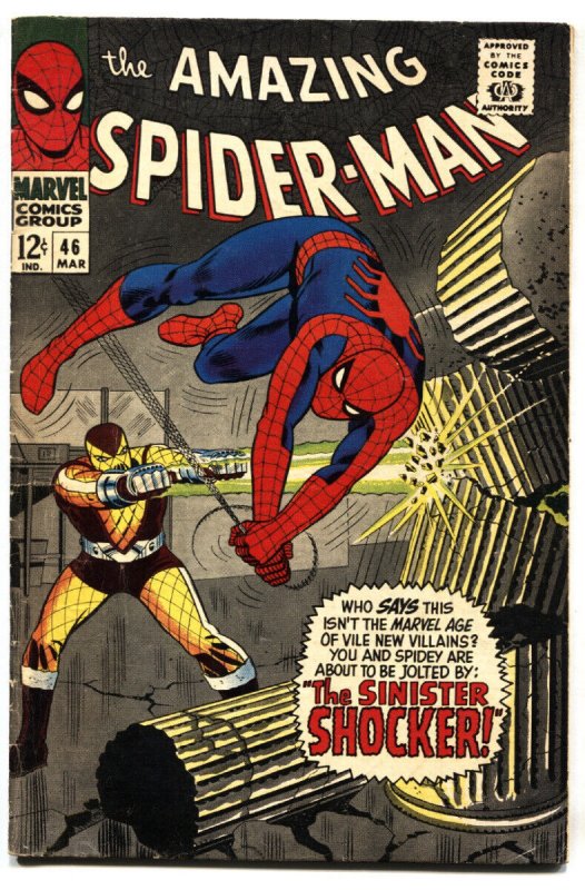 Amazing Spider-Man #46 (Marvel Comics, 1967), raw comic book in VG/FN condition — front cover