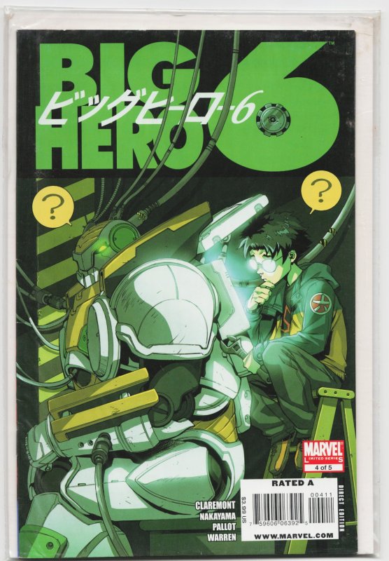Big Hero 6 #4 (2009), raw, ungraded comic book — front cover
