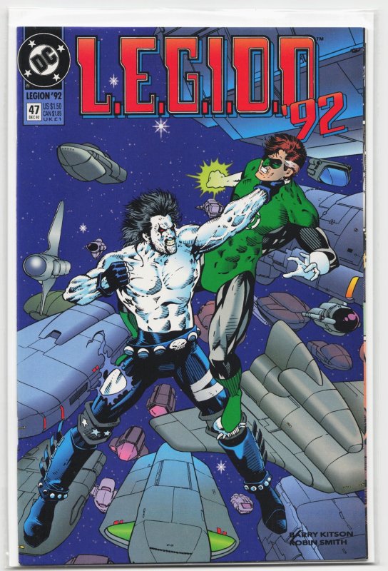 L.e.g.i.o.n #47 (DC Comics, 1992), raw, ungraded comic book — front cover