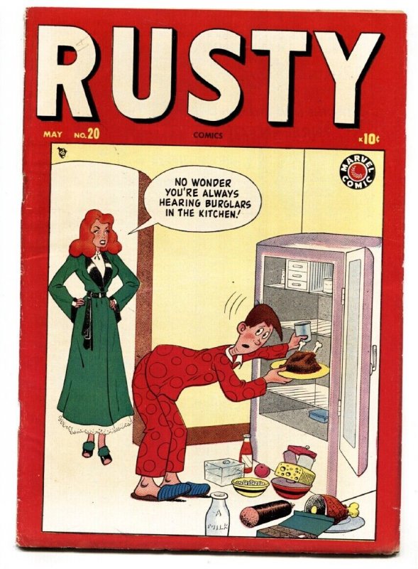 Rusty #20 (Marvel Comics, 1949), raw comic book in FN condition — front cover