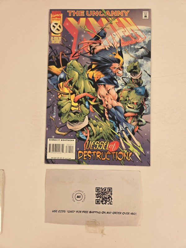 Uncanny X-Men #324 (Marvel Comics, 1995), raw comic book in NM condition — front cover