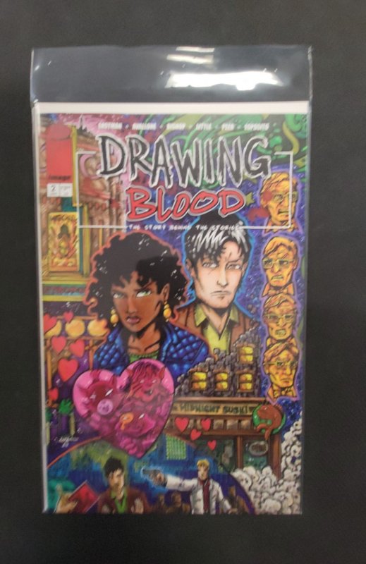 Drawing Blood #2 (2024), raw, ungraded comic book — front cover