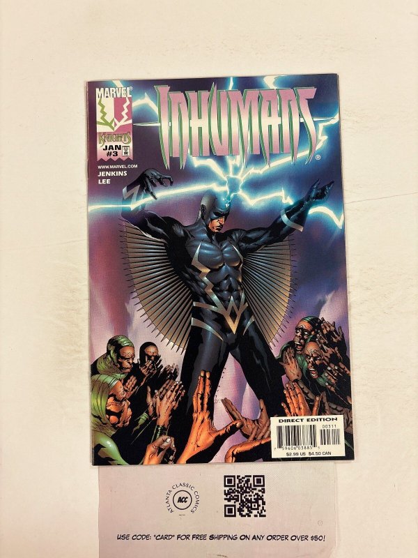 Inhumans #3 (Marvel Comics), raw comic book in NM condition — front cover