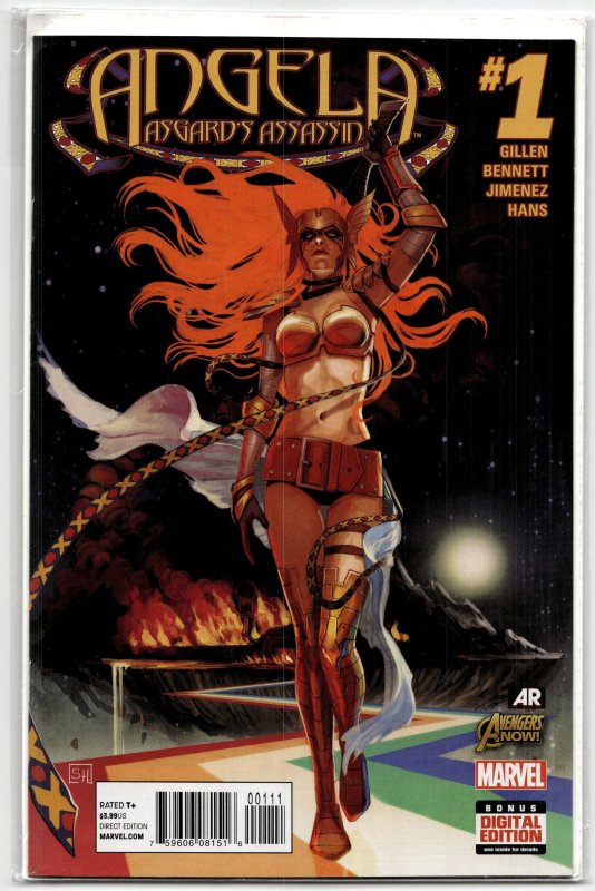 Angela: Asgard's Assassin #1 (Marvel Comics, 2015), raw, ungraded comic book — front cover