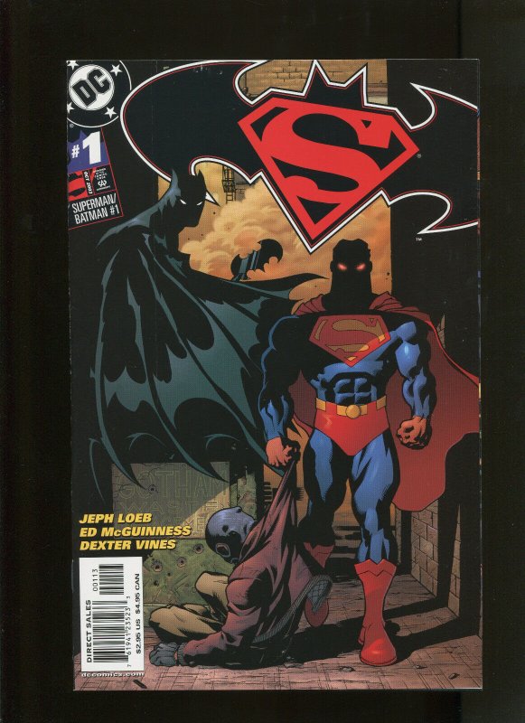 Superman and Batman #1 (DC Comics), raw comic book in 9.2 condition — front cover