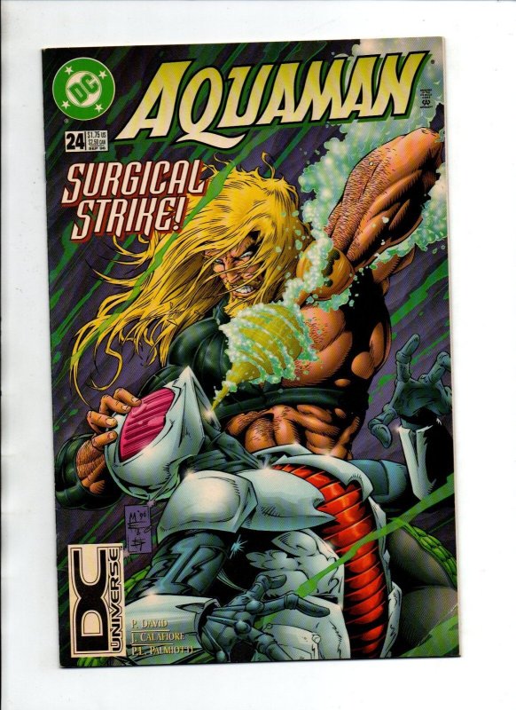Aquaman #24 (DC Comics, 1996), raw comic book in VF condition — front cover