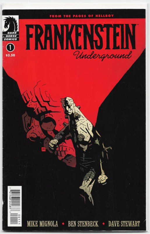 Frankenstein Underground #1 (Dark Horse Comics, 2015), raw, ungraded comic book — front cover