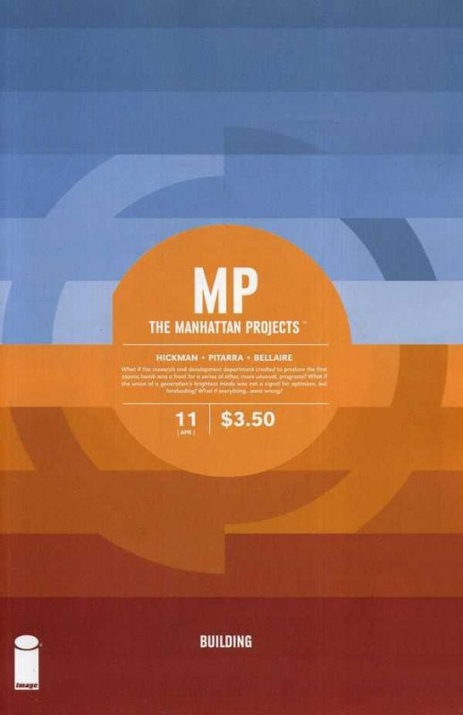 The Manhattan Projects #11 (Image Comics), raw comic book in VF/NM condition — front cover