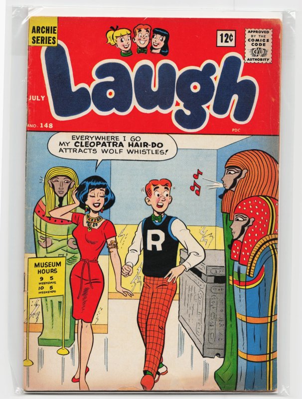 Laugh #148 (Archie Comics, 1963), raw, ungraded comic book — front cover