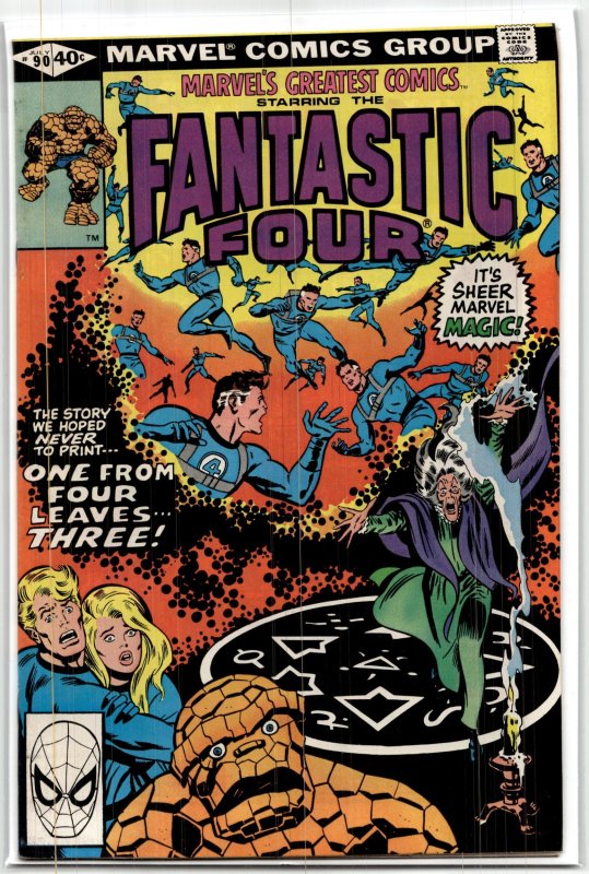 Marvel's Greatest Comics #90 (Marvel Comics, 1980), raw, ungraded comic book — front cover