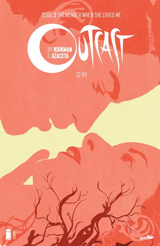 Outcast by Kirkman & Azaceta #3 (Image Comics, 2014), raw comic book in VF/NM condition — front cover