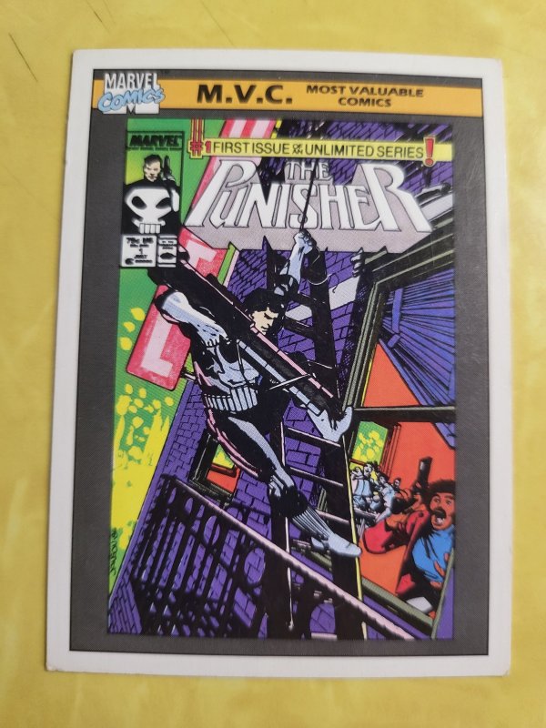 1990 Marvel Universe MVC #127 (1990), raw, ungraded comic book — front cover