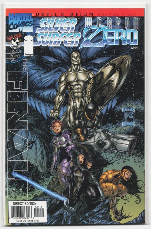 Silver Surfer/Weapon Zero (1997) Weapon Zero (Marvel Comics, 1997), raw, ungraded comic book — front cover