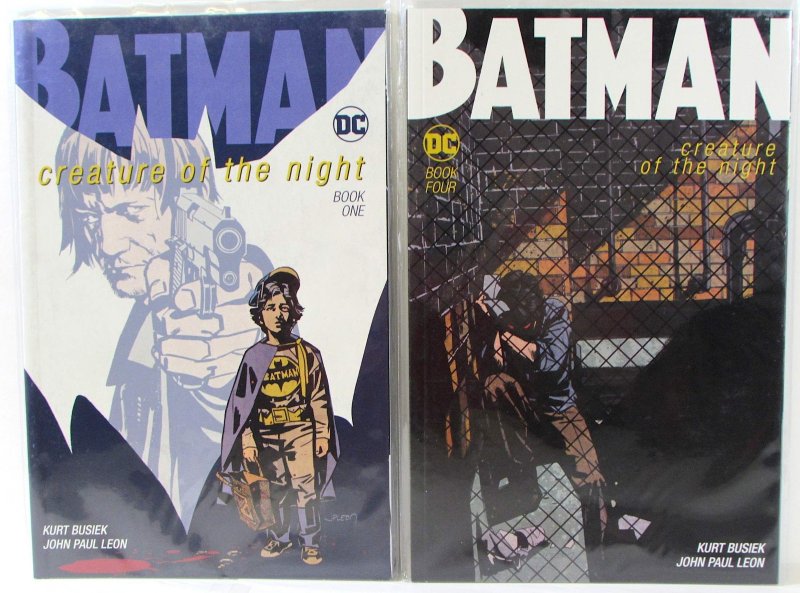 Batman Creature of the Night Lot of 2 #1, 4 DC (2018) Comic Books (DC Comics, 2018), raw, ungraded comic book — front cover