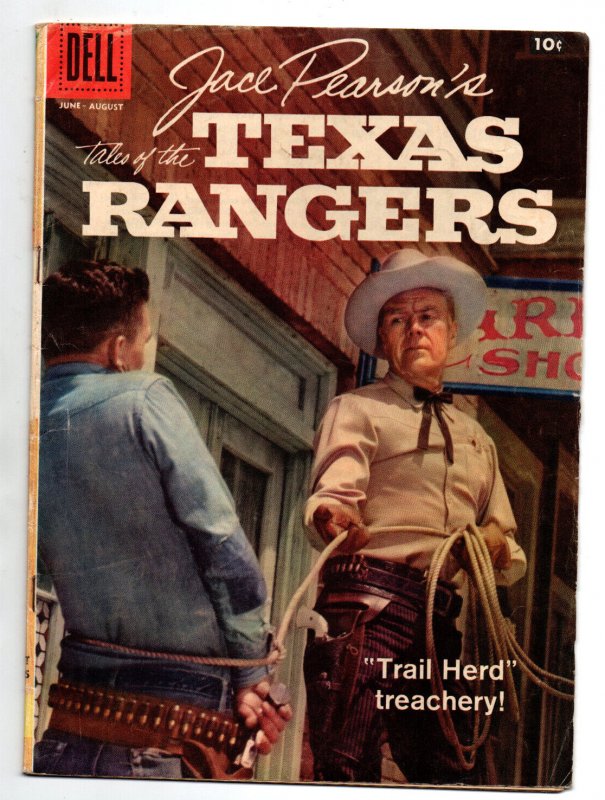Jace Pearson's Tales of the Texas Rangers #20 (Dell Comics, 1960), raw comic book in VG condition — front cover