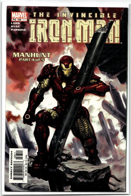 Iron Man #68 (Marvel Comics, 2003), raw, ungraded comic book — front cover