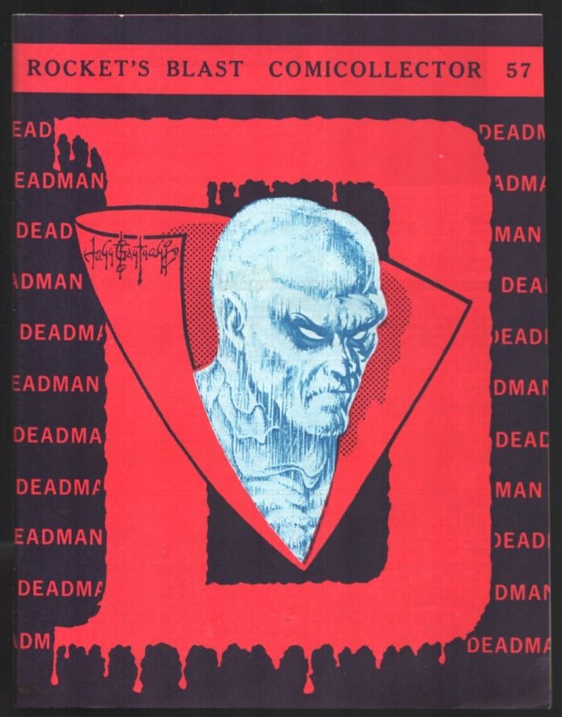 Rocket's Blast Comicollector #57 (1968), raw, ungraded comic book — front cover