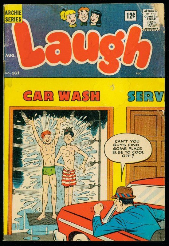 Laugh #161 (Archie Comics, 1964), raw, ungraded comic book — front cover