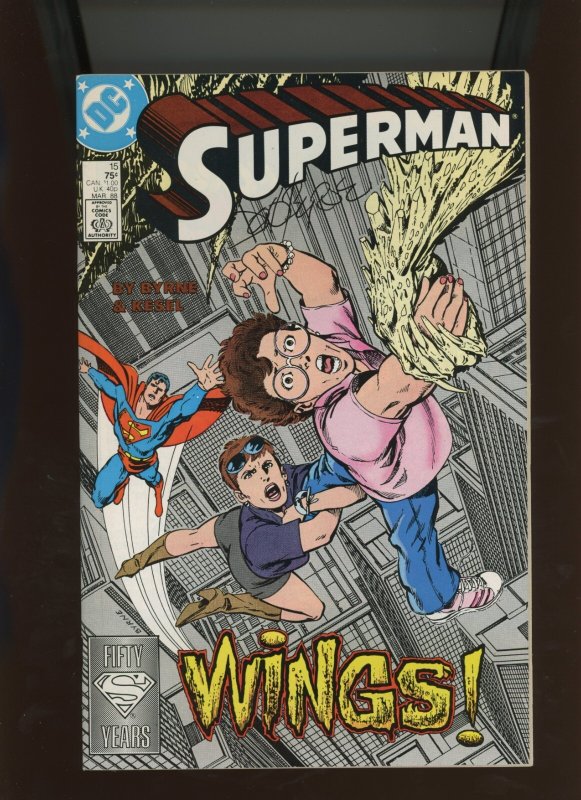 Superman #15 (DC Comics, 1988), raw comic book in 9.2 condition — front cover